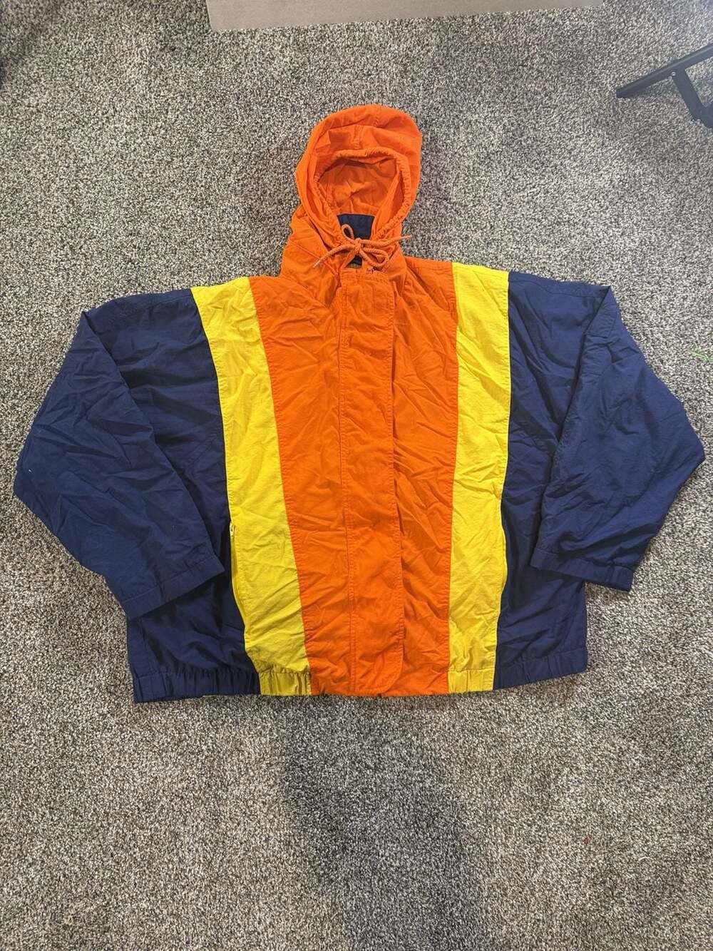 Liz Sport Vintage 90s Color Block Windbreaker Jacket